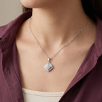 عقد ذهب عيار 18 بفصوص لامعة - Ghamieh