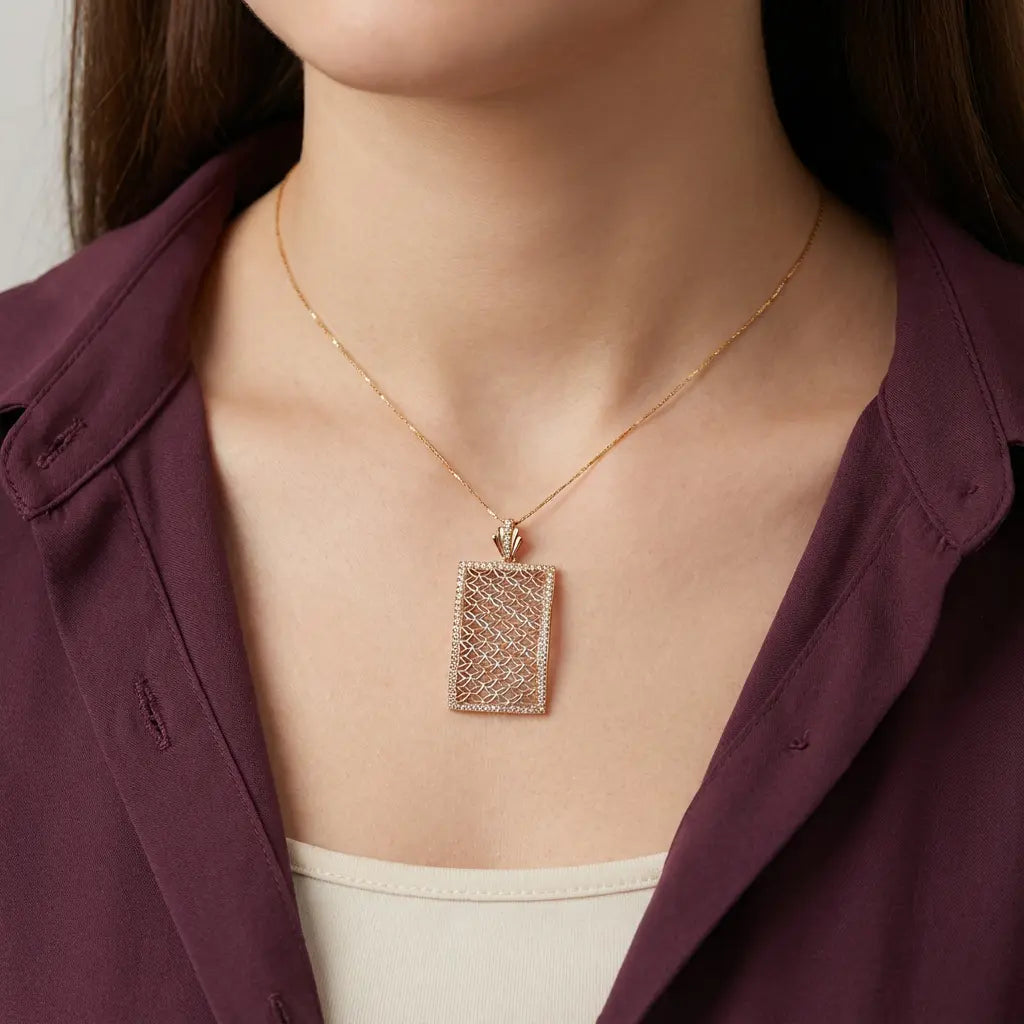 تعليقة ذهب عيار 21