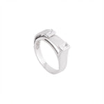 خاتم بلانكو ذهب عيار 18 بفصوص لامعة - Ghamieh