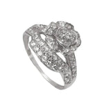 خاتم كاثرينا ذهب عيار 18 بفصوص لامعة - Ghamieh