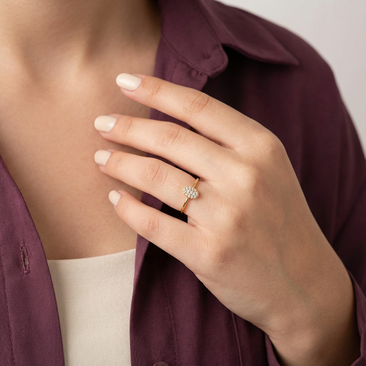 18خاتم أحلام صغيرة ذهب عيار - Ghamieh