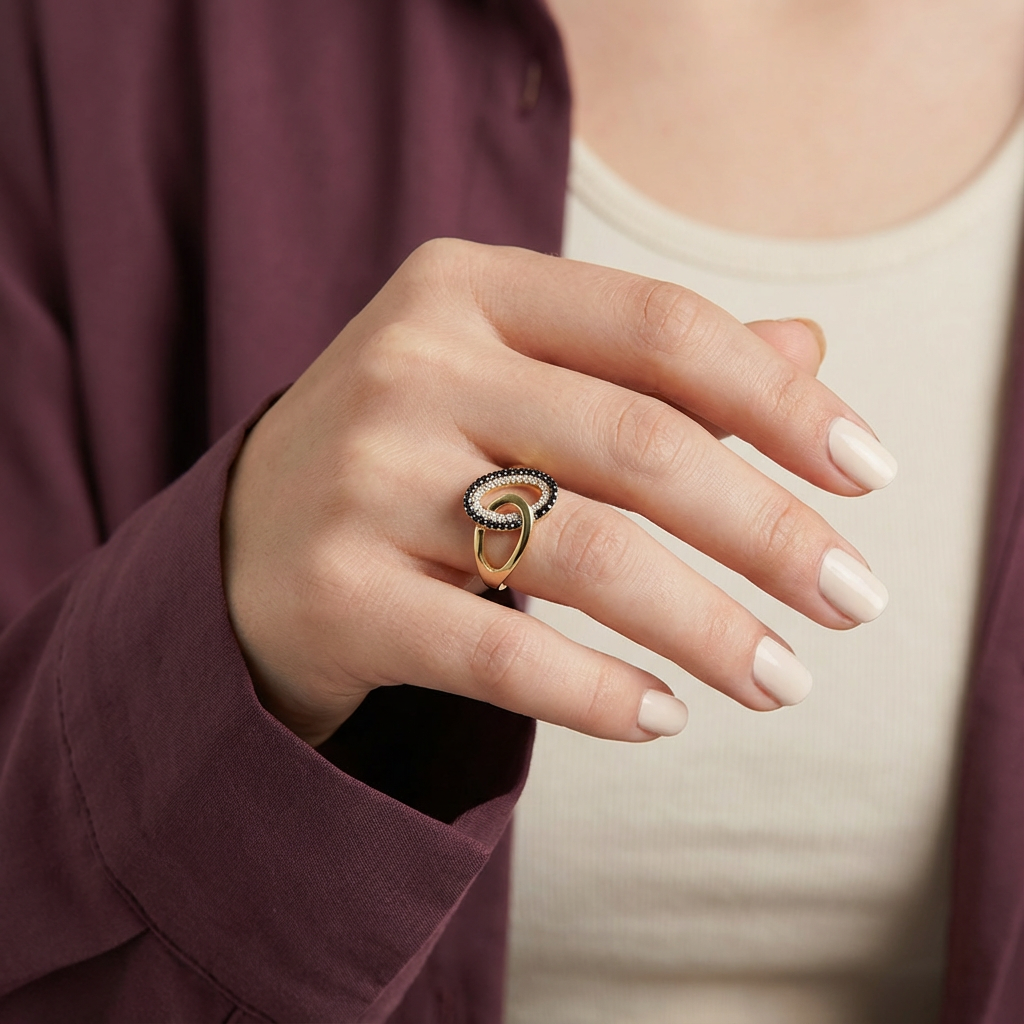 خاتم انفنتي جمال ذهب عيار 18 - Ghamieh