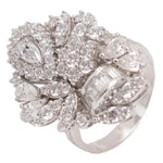 خاتم أديل ذهب عيار 18 بفصوص لامعة - Ghamieh