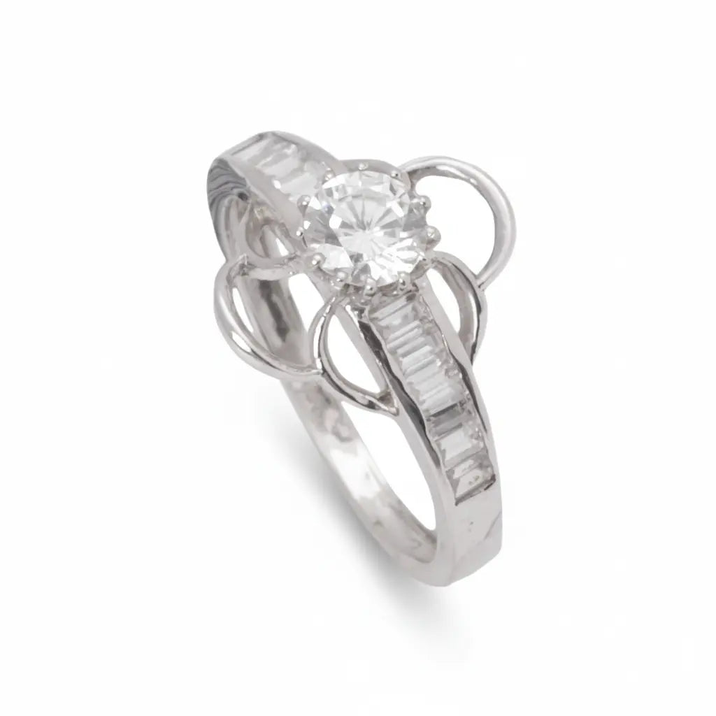 " مكانه عالية "خاتم عيار 18 بفصوص - Ghamieh