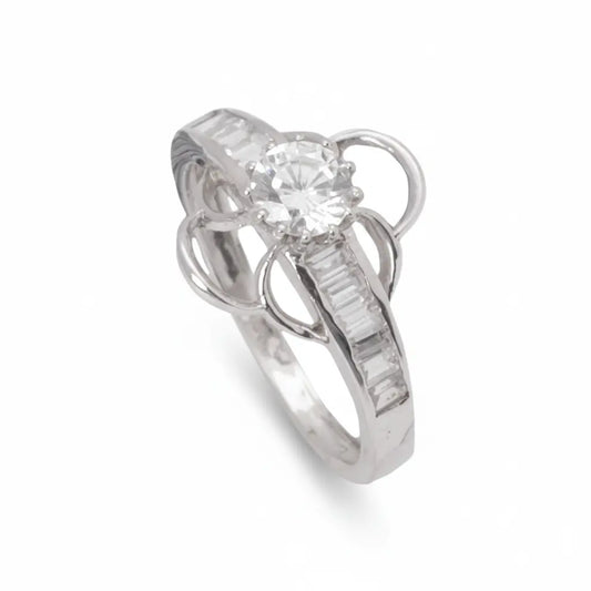 " مكانه عالية "خاتم عيار 18 بفصوص - Ghamieh