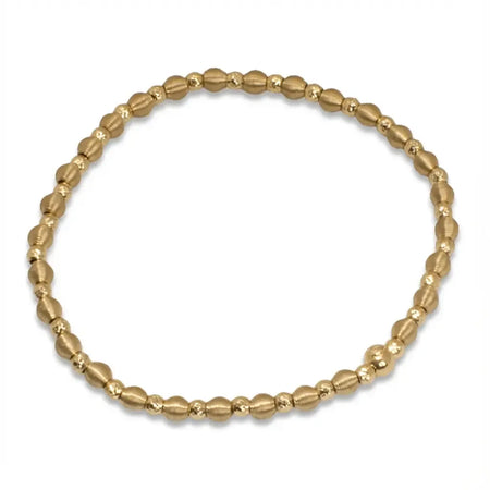 18K Bracelet with Delicate Bead Design