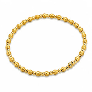 18k Gold Bracelet With Laser Core