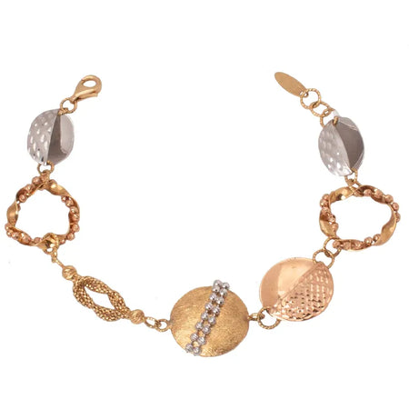 18K Bracelet with Shields Design