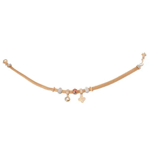 18K Bracelet with dangling charm