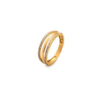 18K Gold Ring with Happy Journey Design