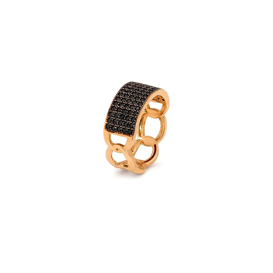18K Gold Ring with Night Musk Design