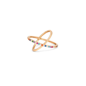 18K Gold Ring with Rebellious Design