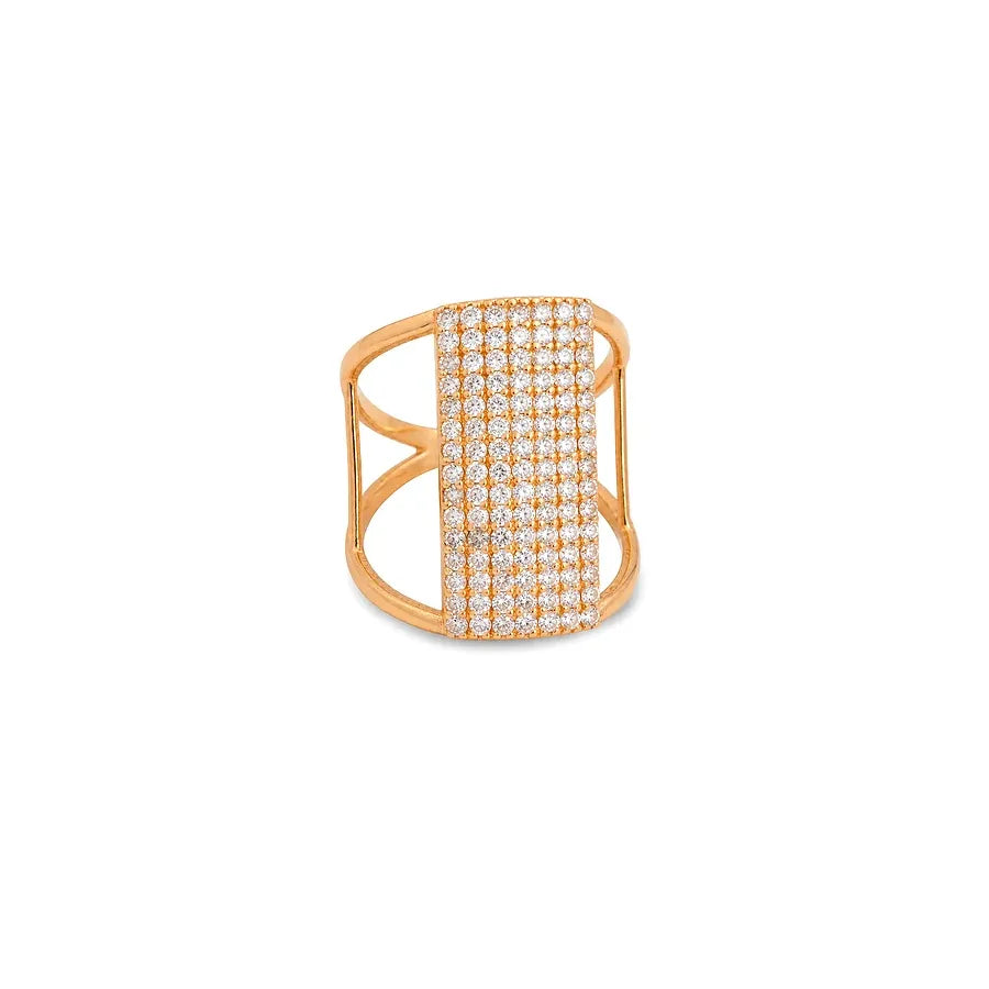 18K Gold Ring with You Are Exceptional Design