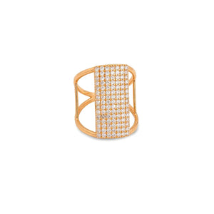 18K Gold Ring with You Are Exceptional Design
