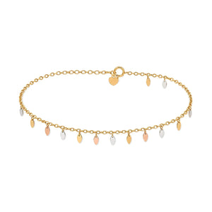 18K Chain Bracelet with Slim Design