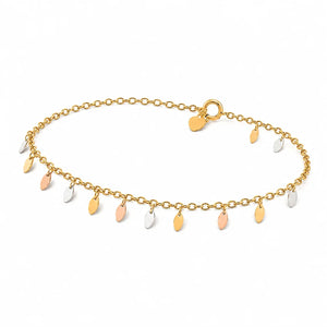 18K Chain Bracelet with Slim Design