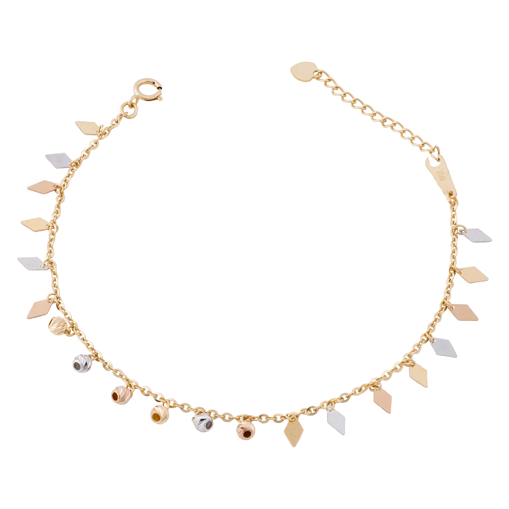 18K Chain Bracelet with Harmonious Design