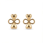 أقراط ذهب عيار 18 بتصميم أجراس الفرح من غاميه، تظهر بتفاصيل متقنة وبريق لافت.