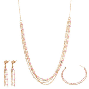 18K Gold Half Set with Art Throne Glittering Stones Design