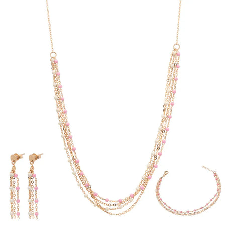 18K Gold Half Set with Art Throne Glittering Stones Design