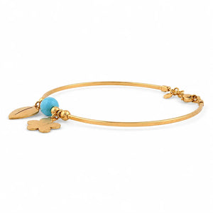 18K Gold Bracelet with Shape Design