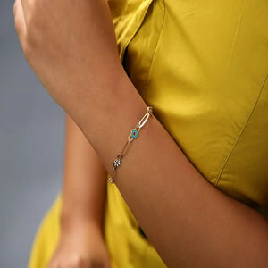 18K Chain Bracelet with Slim Design
