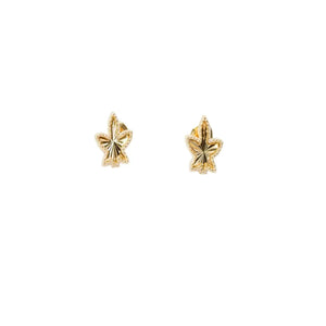 18K Gold Earrings with Starfish Design