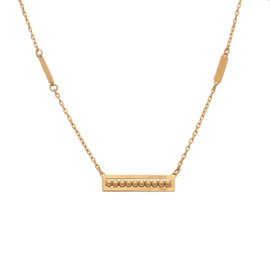 طقم مستعدة الآن ذهب أطفال عيار 18 بتصميم خرز