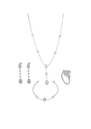 18K White Gold Set Elegance