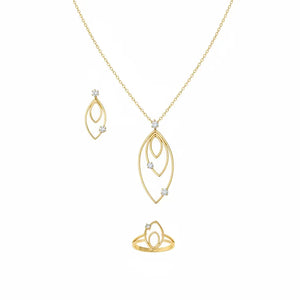 18K Gold Half Set with Loca Design