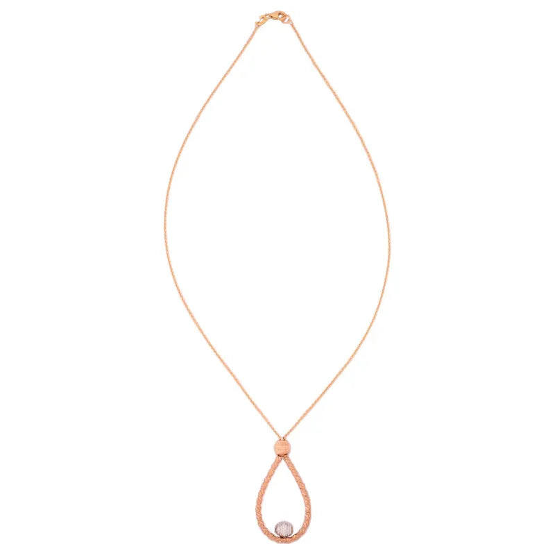 اجمل سلسلة ذهب - زهري