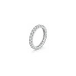 18K White Gold Ring with Olivia Design