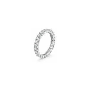 18K White Gold Ring with Olivia Design