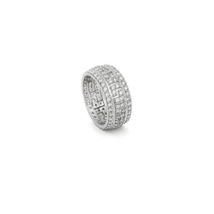 18K White Gold Ring with Wedding Elaina Design