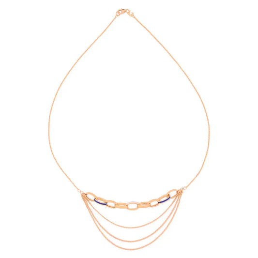 18K Gold Chain with Multiple Layers Design