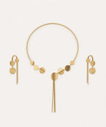 18K Gold Half Set with Open Circle Design