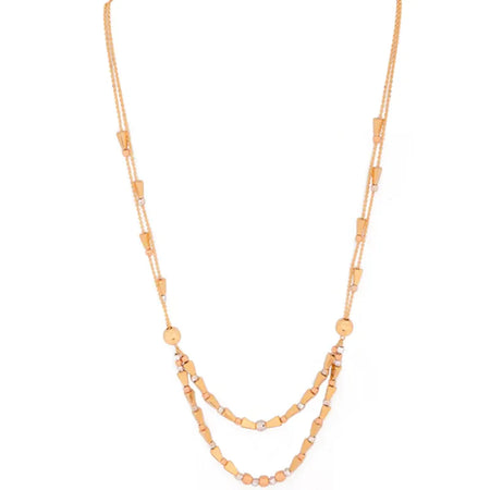 18K Gold Half Set with Bead Design
