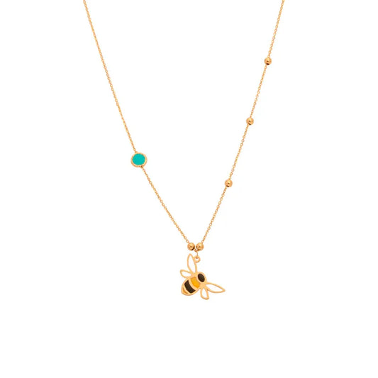 طقم أطفال عيار 18 بتصميم نحلة ملونة