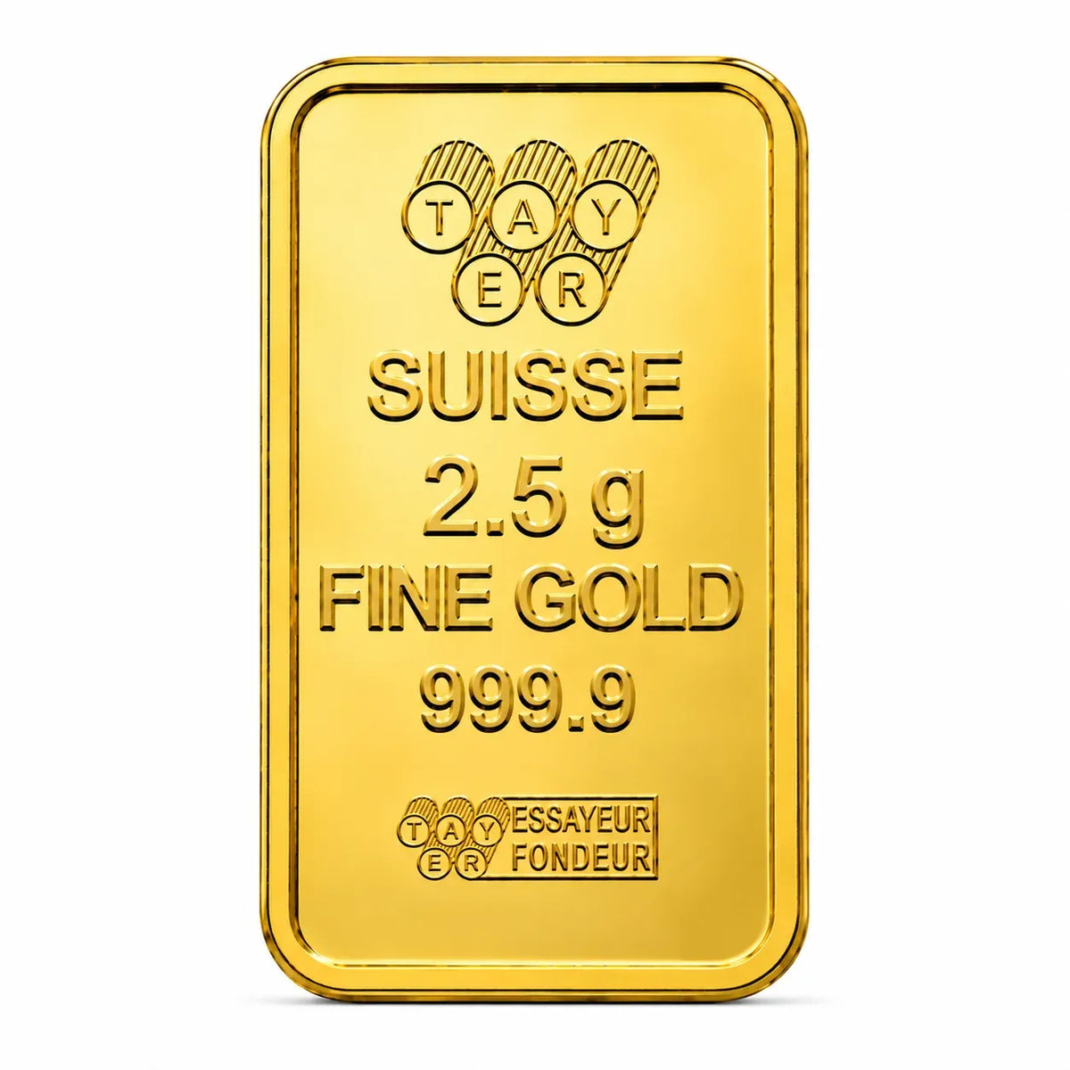 سبيكة ذهب 2.5 جرام صغيرة عيار 24