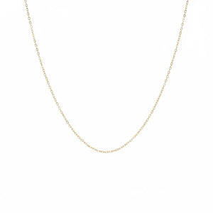 18K Gold Pendant with Long Braided Design
