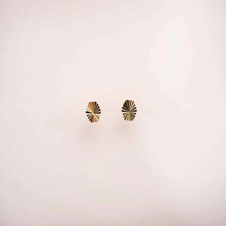 18K Gold Earrings with Delicate For Girls Design
