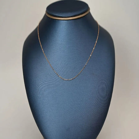 21K Gold Chain with Timeless Classic Design