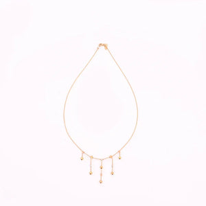 18K Gold Chain with Vega Five Graceful Chains Design