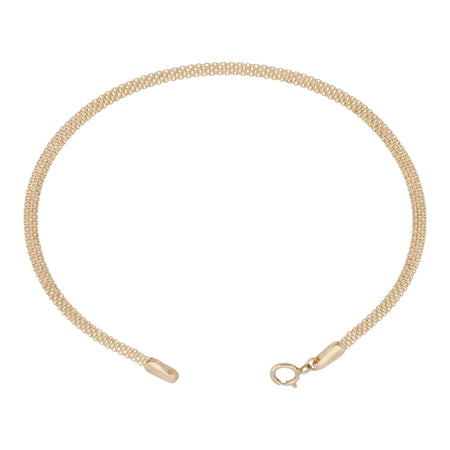 18K Bracelet with Double Layer Design