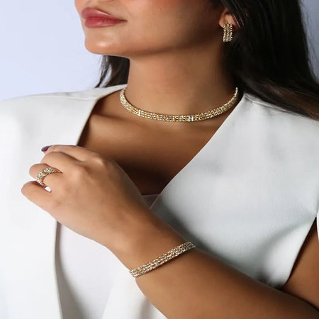 18K Gold Three-Piece Set