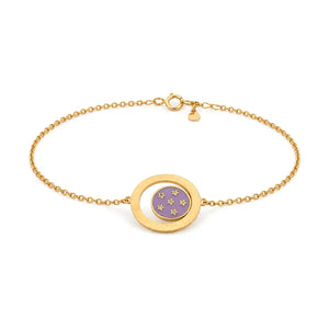 18K Gold Chain Bracelet with Delicate Design