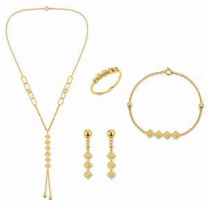 18K Gold jewellery set El Moaien