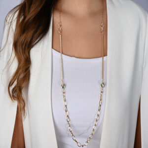 Gold shawl with rings